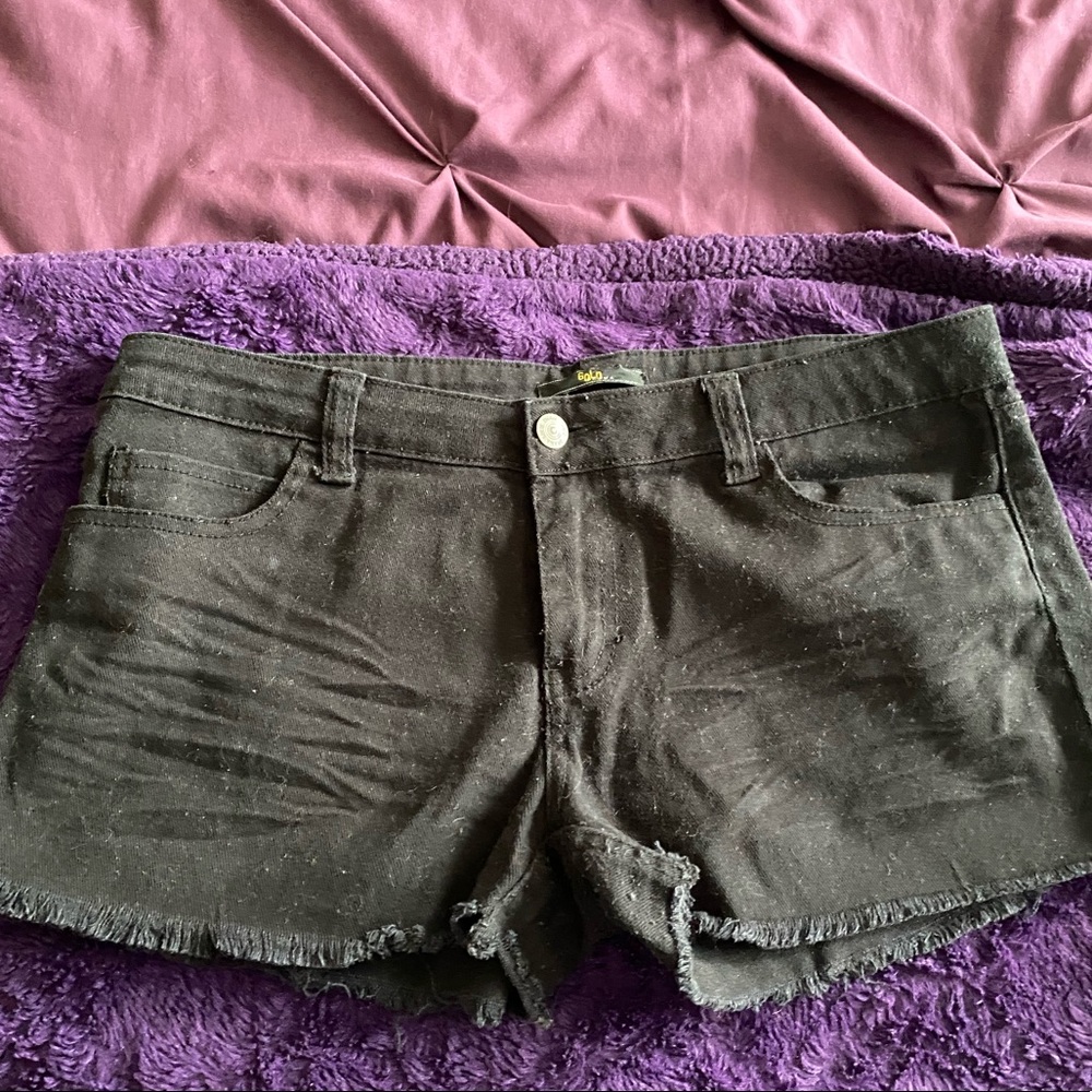 Black shorts